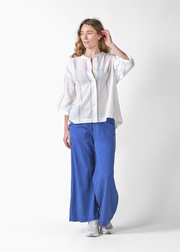 Klitmøller Collective Kaja lyocell pants - Surf blue